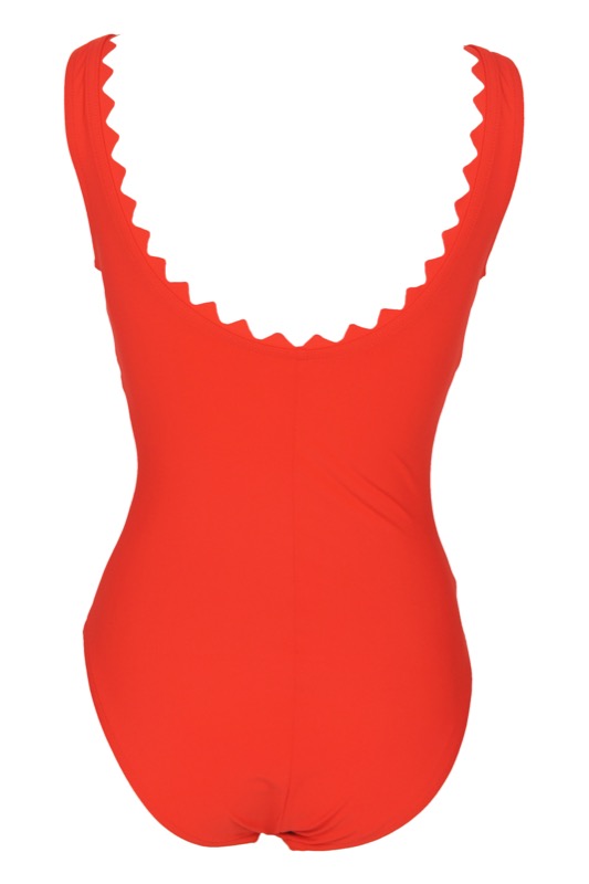 NEUHEITEN Ines V-Neck Bügel Badeanzug Rot