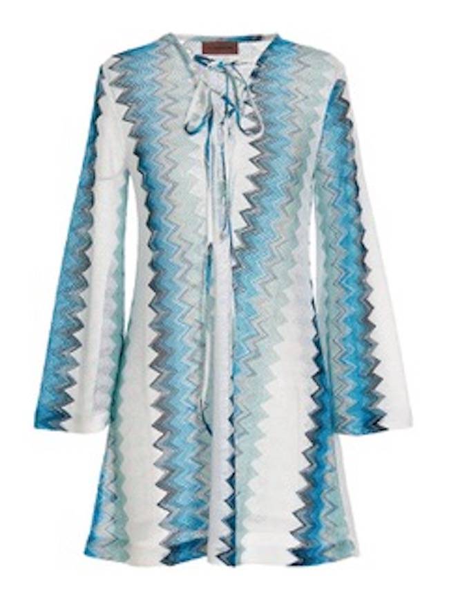 NEUHEITEN Mini Kaftan Blau