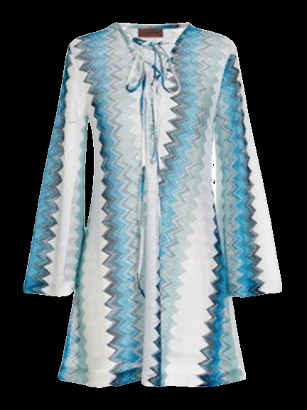 NEUHEITEN Mini Kaftan Blau