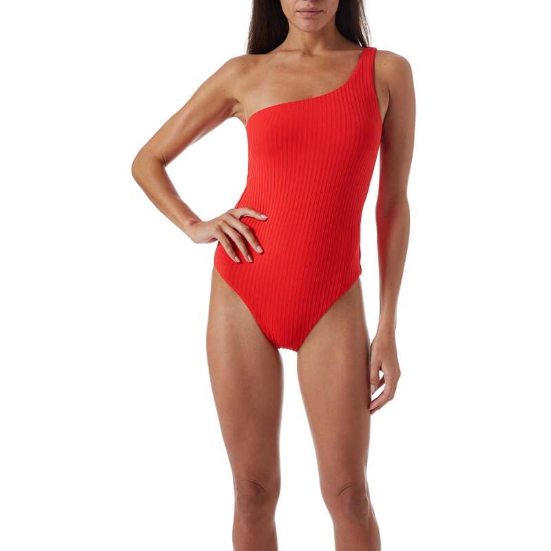 NEUHEITEN Palermo Padded Badeanzug Red Ribbed