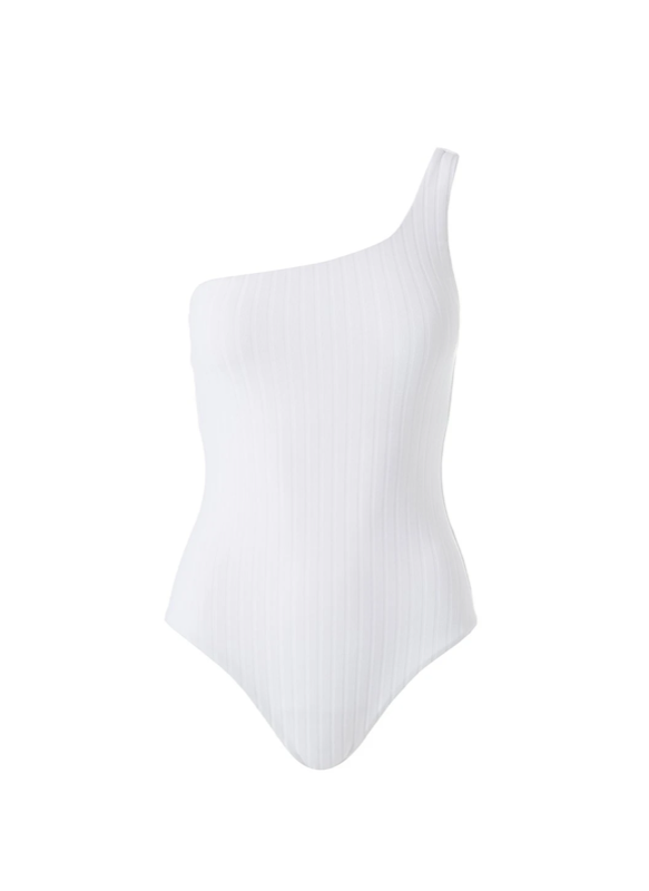 NEUHEITEN Palermo Padded Badeanzug White Ribbed