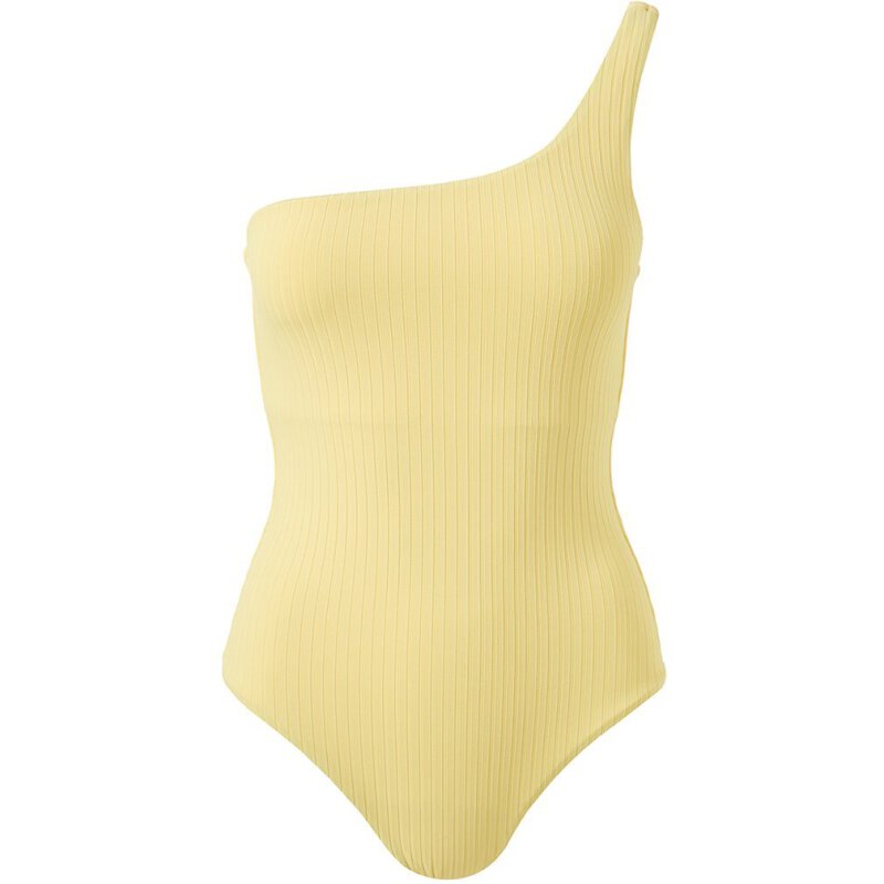 NEUHEITEN Palermo Padded Badeanzug Yellow Ribbed