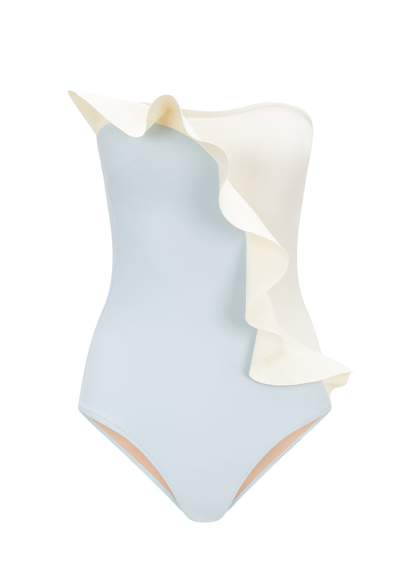 NEUHEITEN Pavana Badeanzug Creme/Skyway