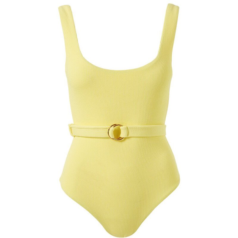 NEUHEITEN Rio Badeanzug Ridges Yellow