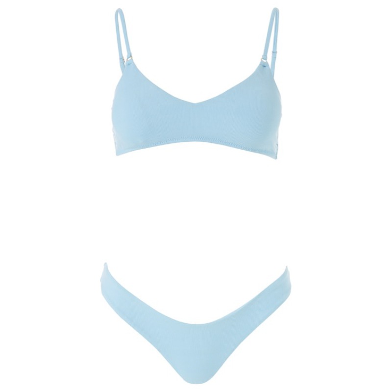 NEUHEITEN Vienna Padded Bikini Celeste Ribbed