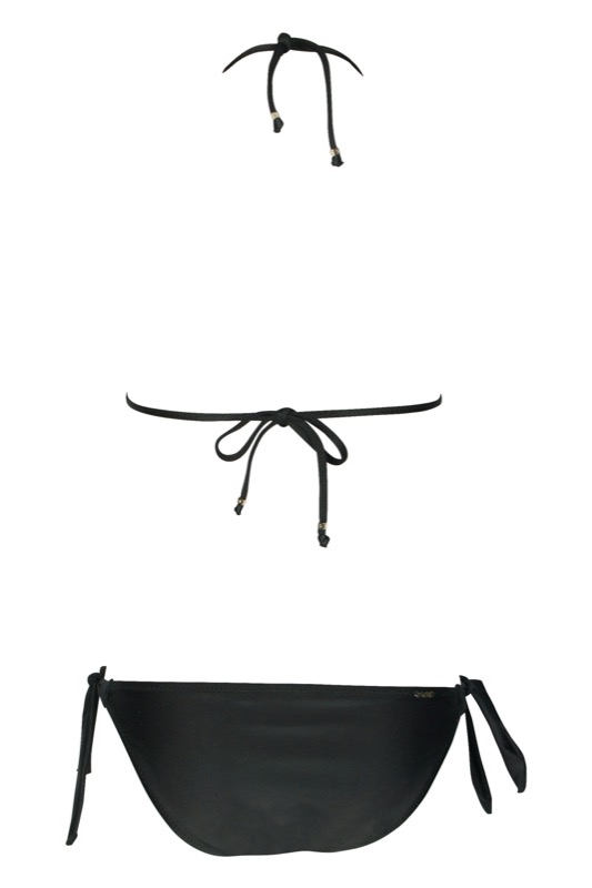 SALE Padded Bikini Aus Geflochtenem Stoff In Multi Color