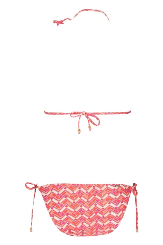 SALE Padded Triangle Bikini Mit Stickerei Und Pailleten