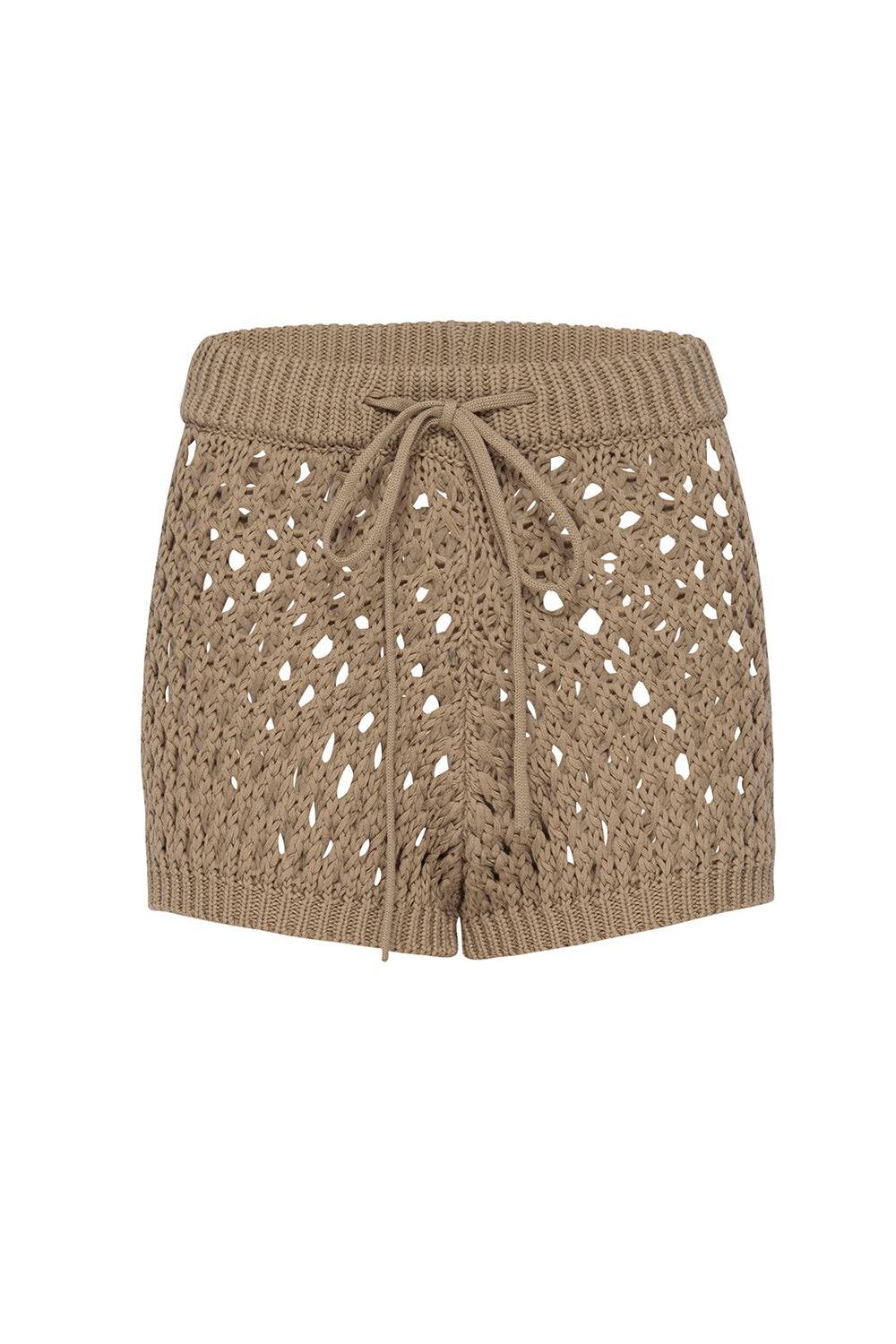 RESORTWEAR Daisy Shorts Mocha