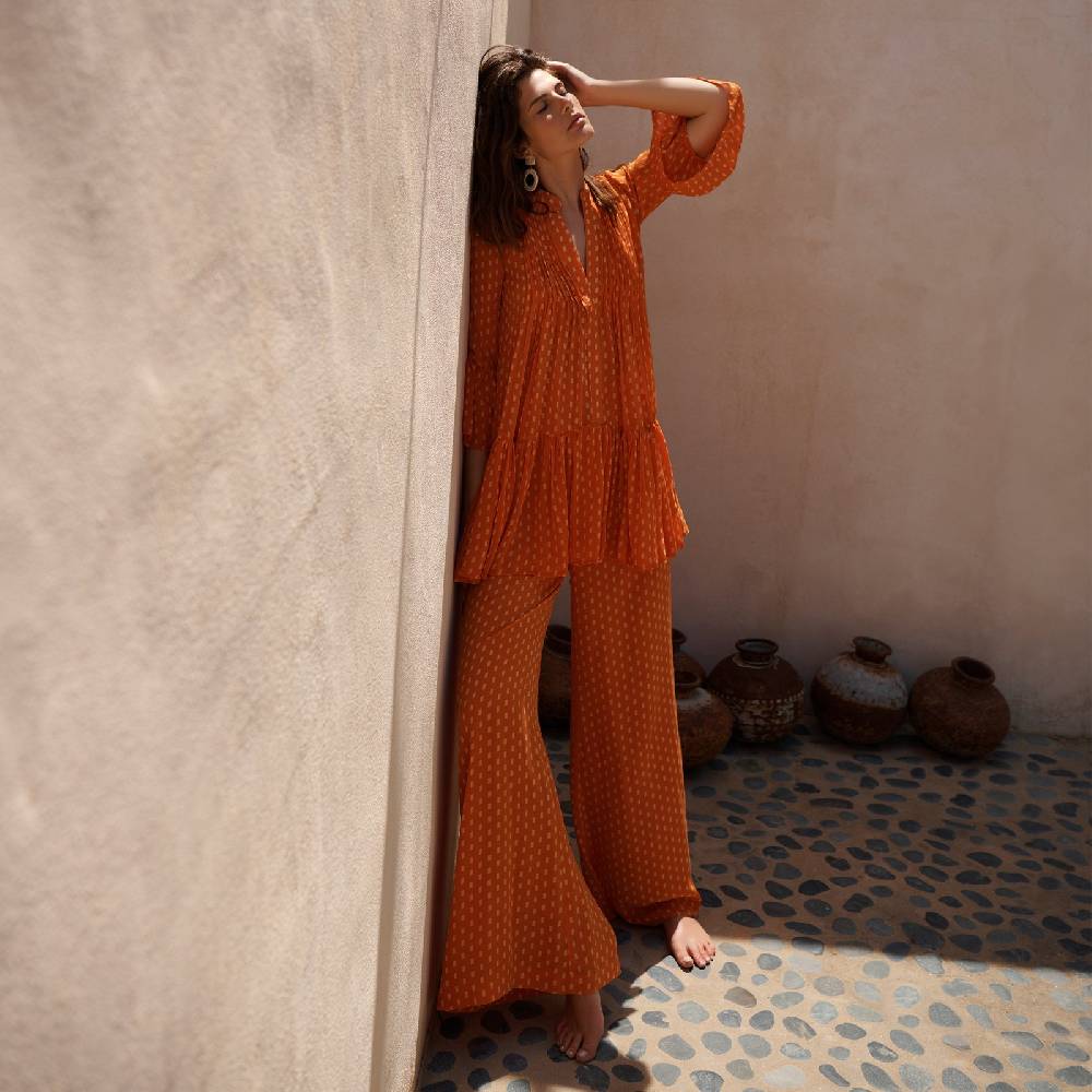 RESORTWEAR Diana Seiden Hose Orange