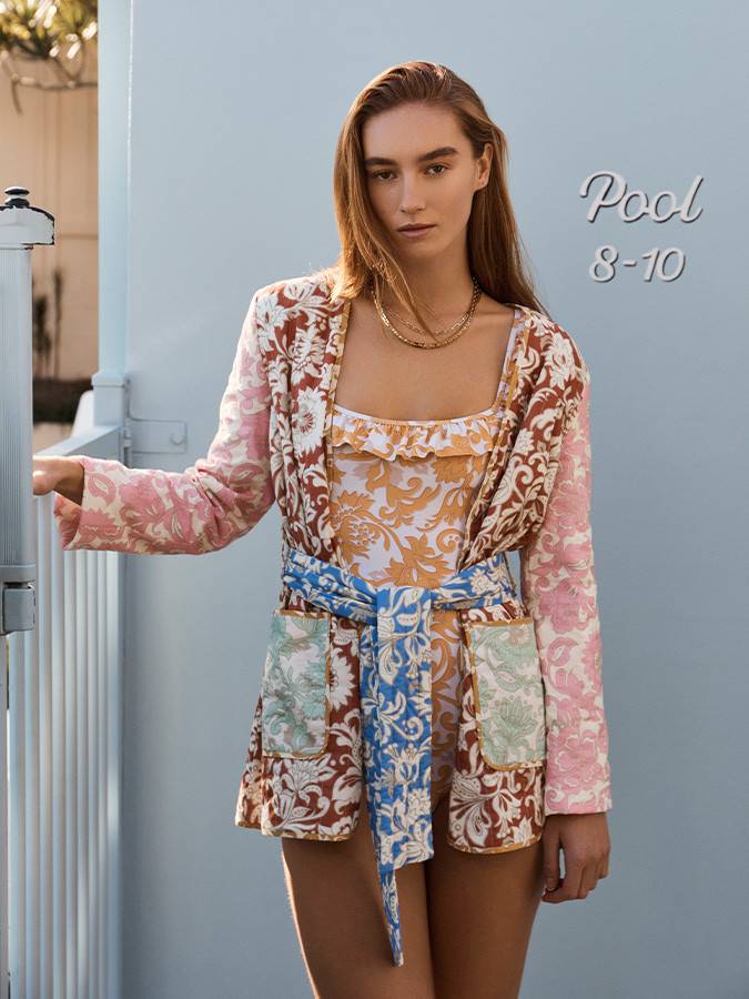 RESORTWEAR Folk Spliced Jacke