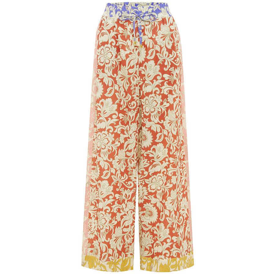 RESORTWEAR Folk Spliced Siesta Hose
