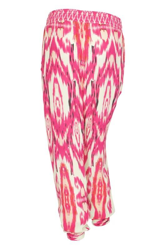 RESORTWEAR Ikat Hose In Pink Mit Quasten