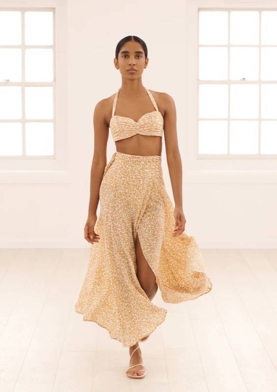 RESORTWEAR Milu Wickelrock Dotty Sand