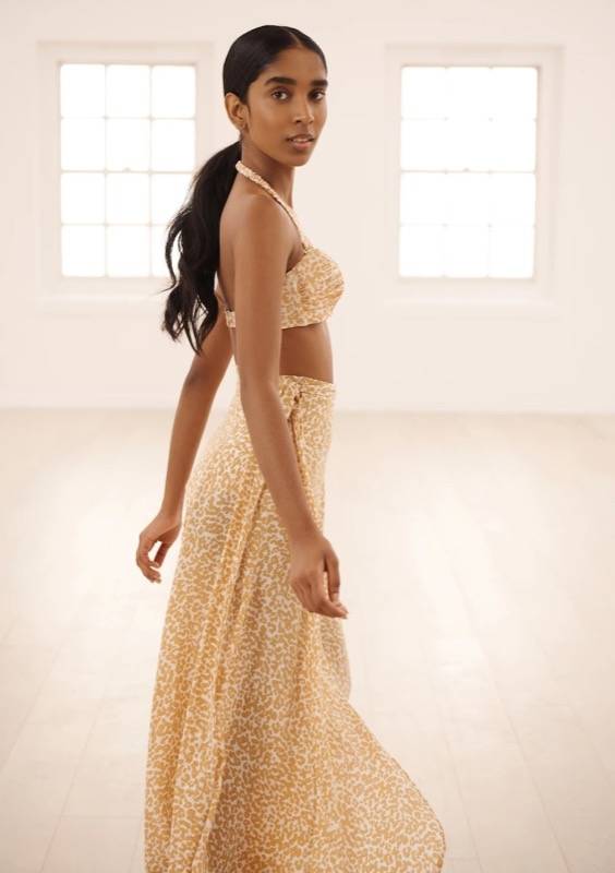 RESORTWEAR Milu Wickelrock Dotty Sand