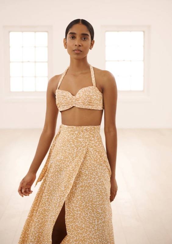 RESORTWEAR Milu Wickelrock Dotty Sand