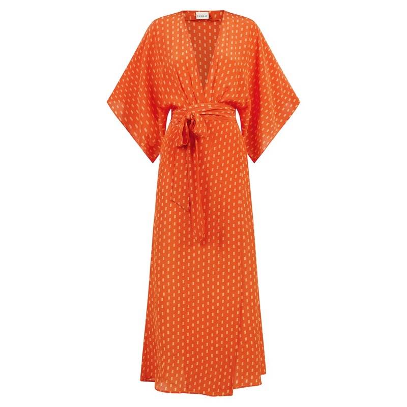 RESORTWEAR Modica Wickelkleid Aus Seide