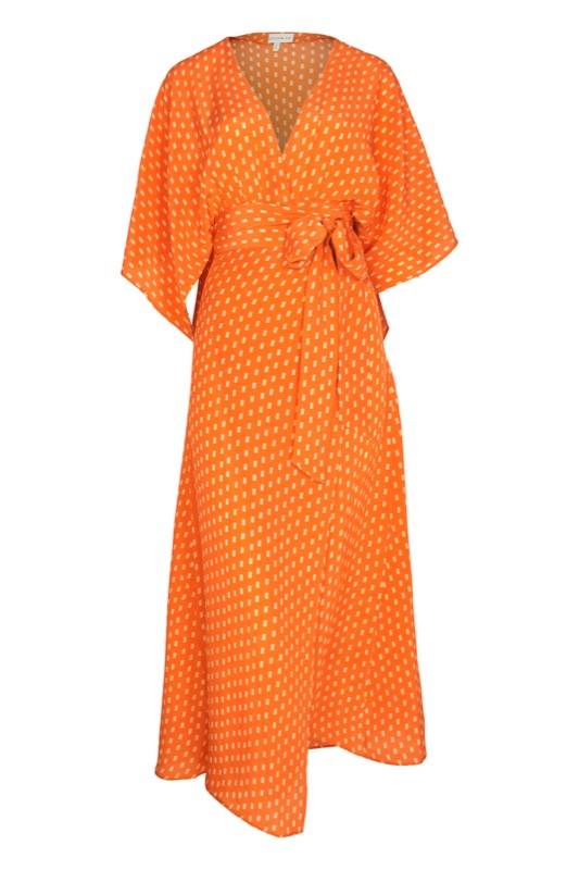 RESORTWEAR Modica Wickelkleid aus Seide