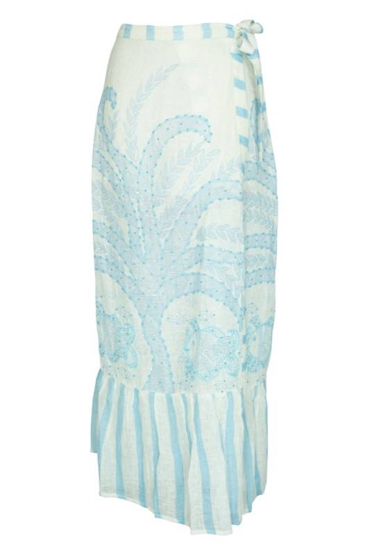 SALE Africa Leinen-Wickelrock