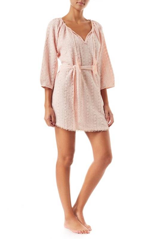 SALE Alicia Besticktes Kleid In Rosa