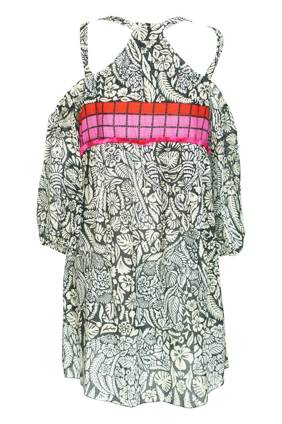 SALE Aloha Schuterfreies Minikleid In Schwarz