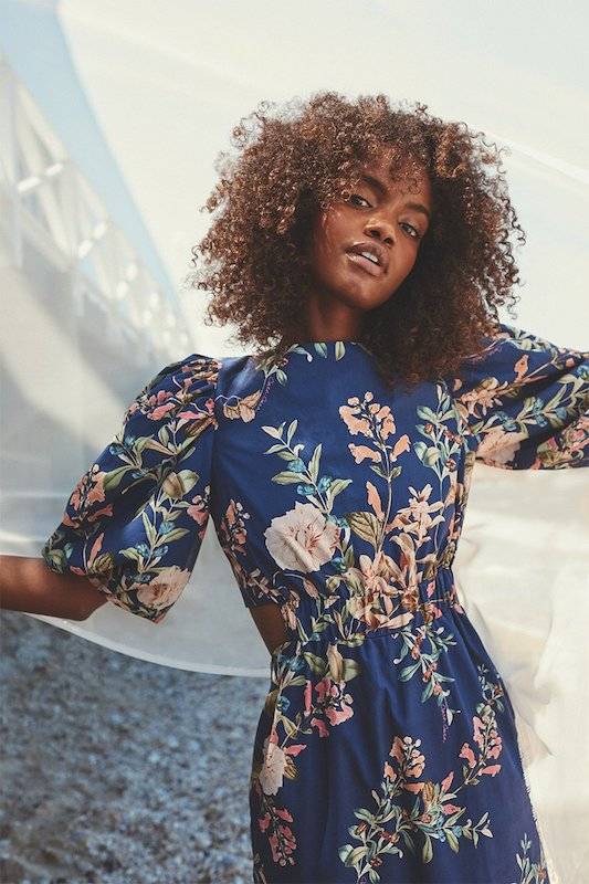 SALE Andrea Kleid Dunkelblau