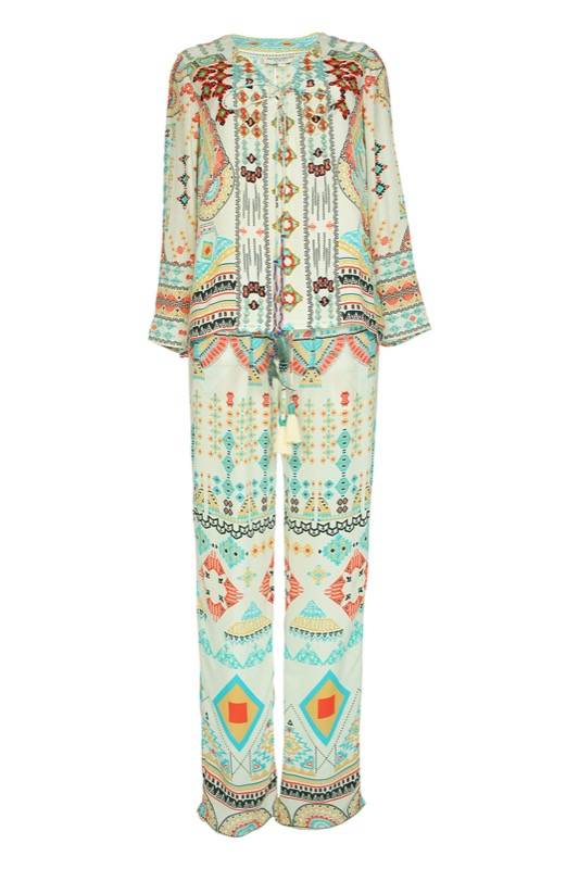 SALE Aztec Hose Mit Quasten