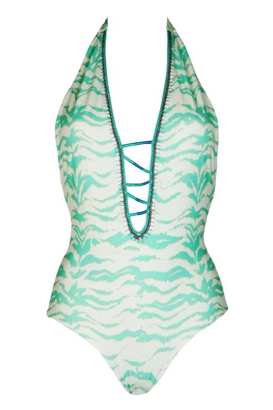 SALE Badeanzug mit Häkeldetails