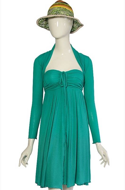 SALE Bandeaukleid Mit Bolero