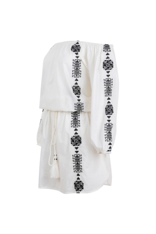 SALE Bardot Kleid In Weiß