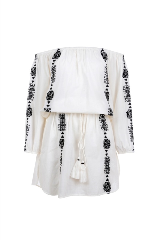 SALE Bardot Kleid in weiß