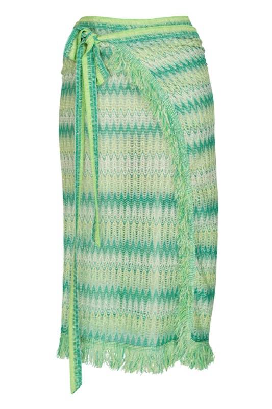 SALE Beach Wickelrock Zick Zack in Grün