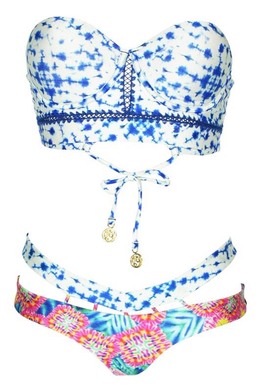 SALE Beautiful Mess Bandeau Push Up Bikini
