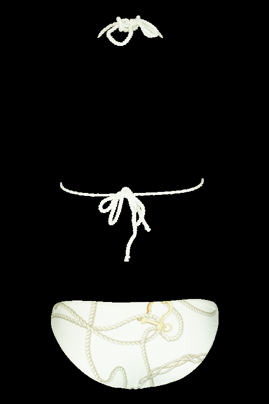 SALE Bedruckter Padded Triangel Bikini