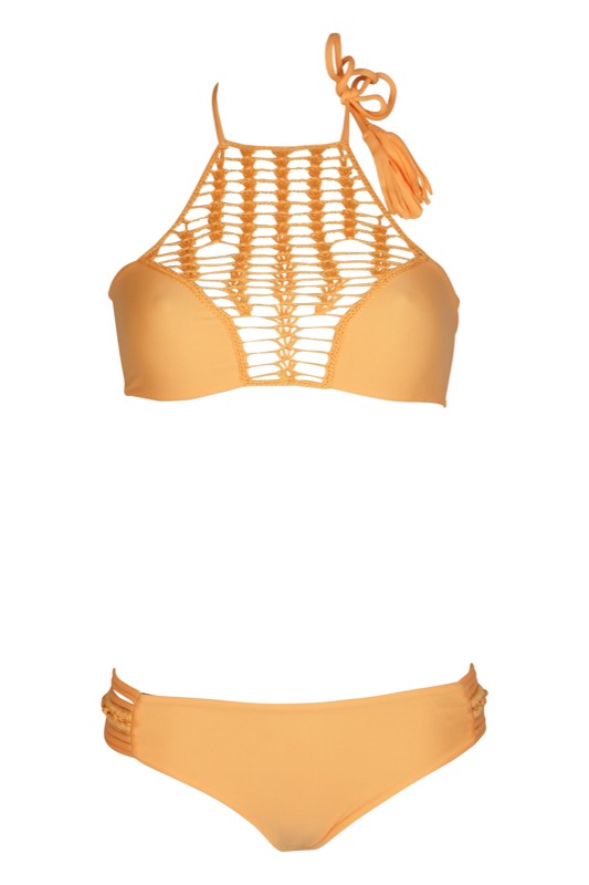 SALE Bingin Neckholder Bikini Aprikot