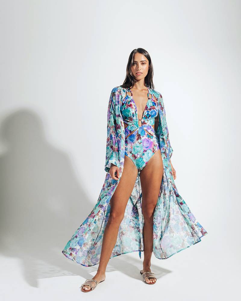 SALE Blossom Cut-Out Badeanzug