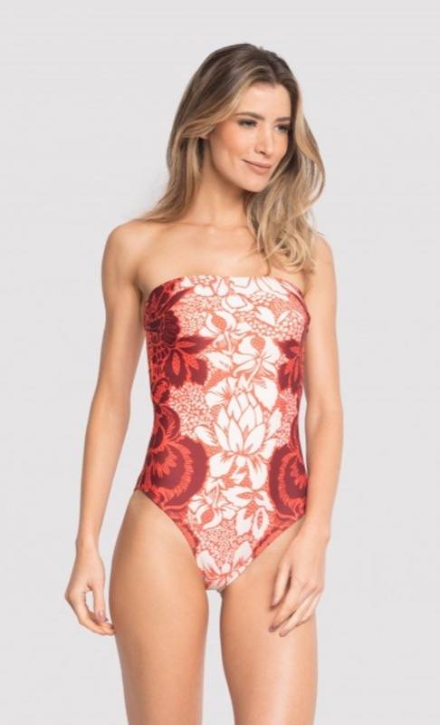 SALE Bora Bora Padded Bandeau Badeanzug