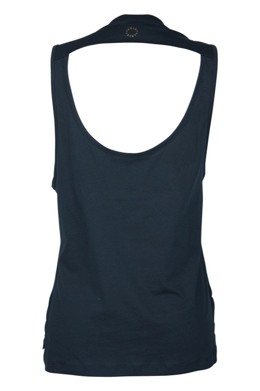 SALE Brentwood Navy Cotton Top