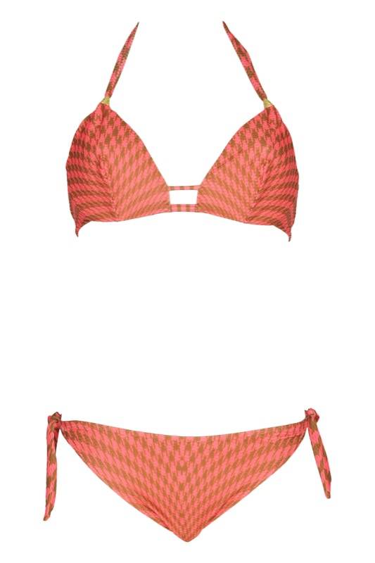 SALE Bügel Bikini mit geometrichem Muster