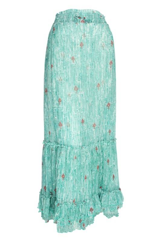 SALE Clara Maxirock in Aqua Fanciful