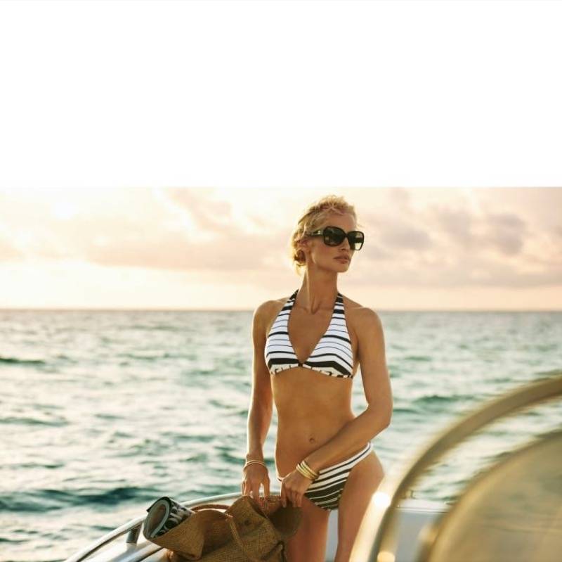 SALE Como Padded Triangle Bikini C/D Cup Geeignet