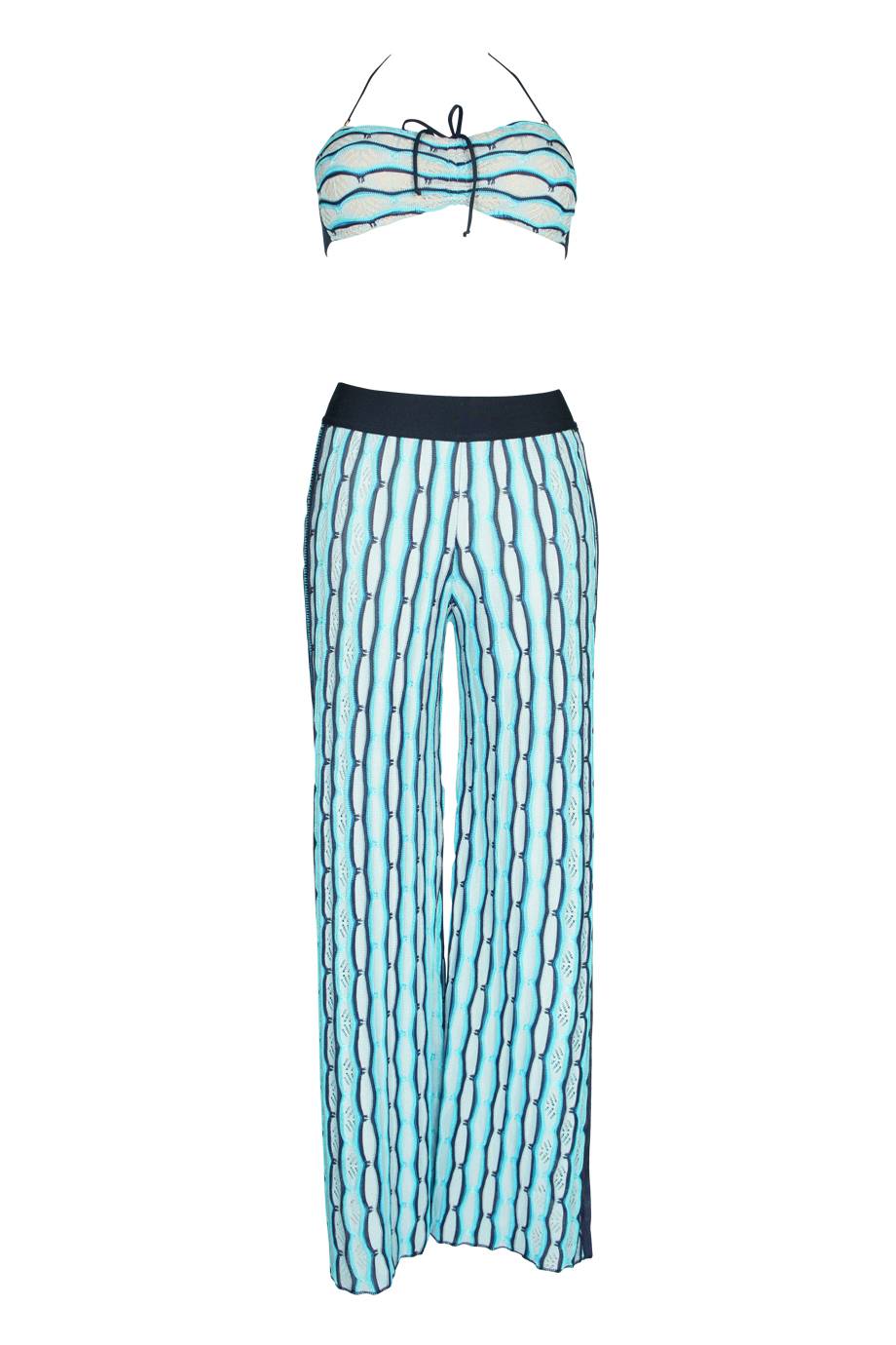 SALE Dione Padded Bandeau Bikini Blau