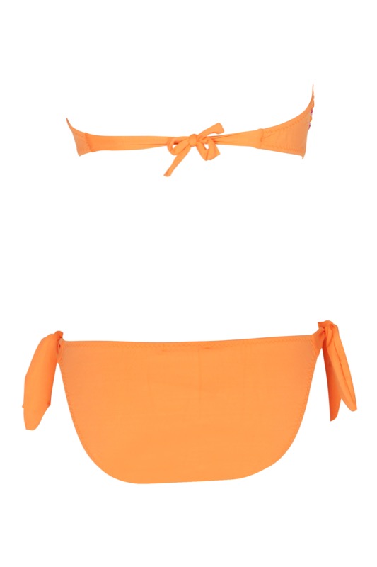 SALE Dione Padded Bandeau Bikini Orange