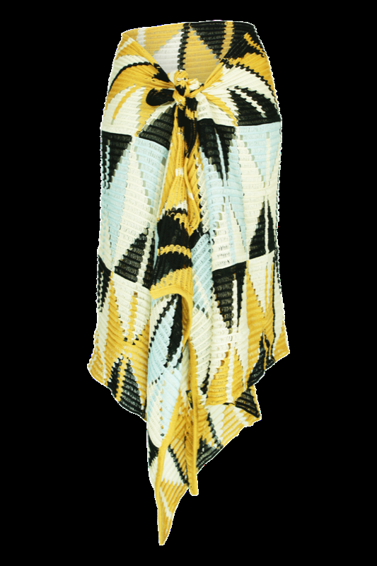 SALE Duma gehäkelter Pareo/Schal