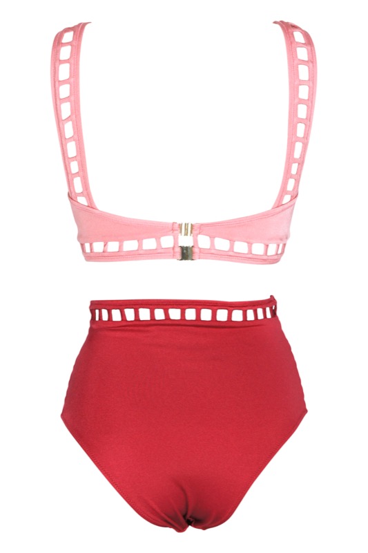 SALE Ela Bikini Rosa/Bordeaux