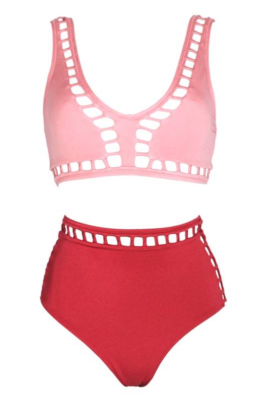 SALE Ela Bikini Rosa/Bordeaux