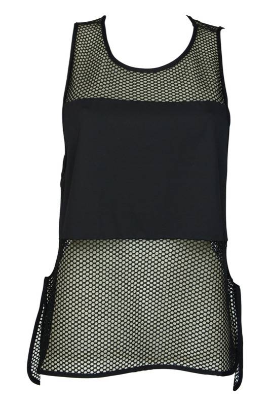 SALE Ella Black Netztop