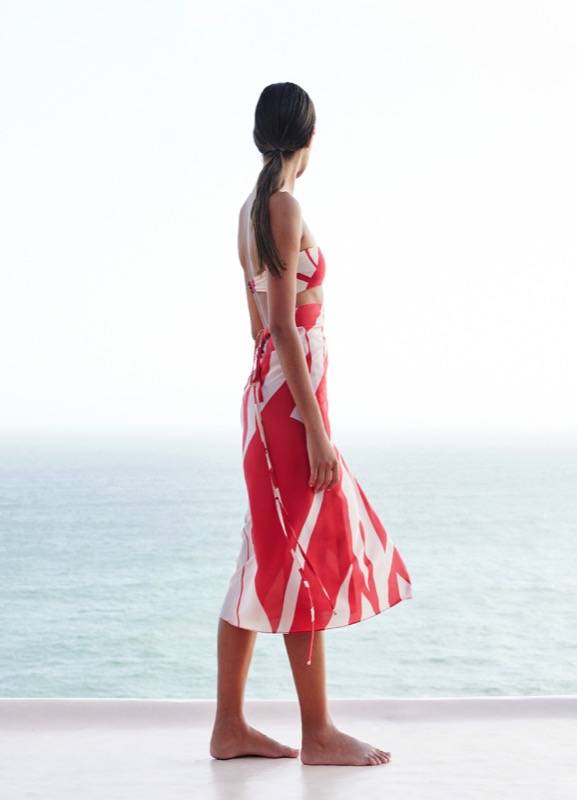 SALE Ella Seiden-Pareo Rot