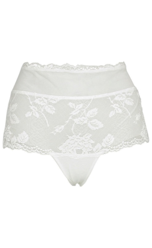 SALE Fatal High-Waist Slip weiß