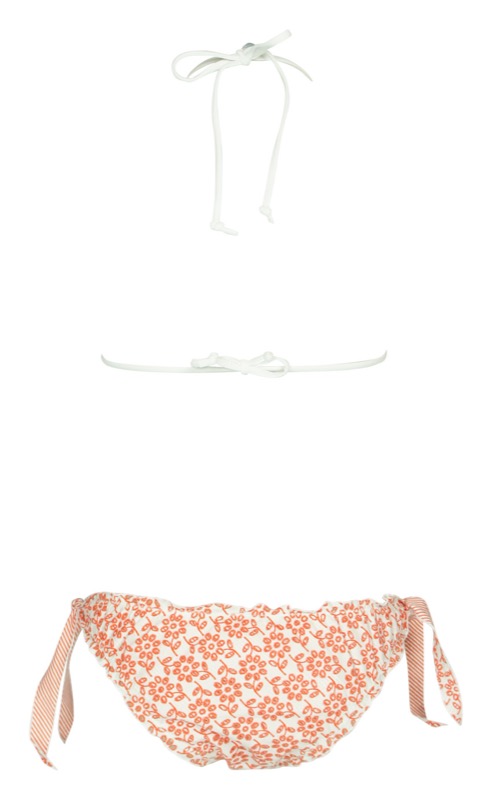 SALE Floral Padded Triangel Bikini Rot