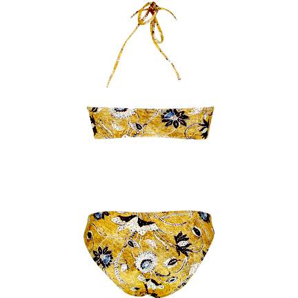 SALE Formentara Bandeau Bikini Oleander